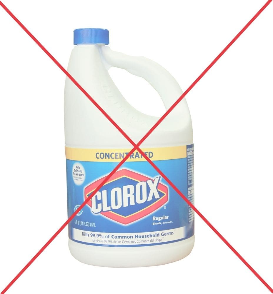 avoid bleach